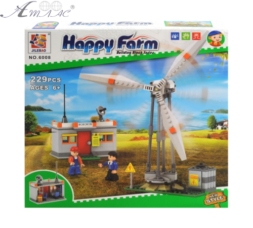 Іграшка Конструктор JILEBAO Happy Farm 229 деталі 6008 Іграшка Конструктор JILEBAO Happy Farm 229 деталі 6008