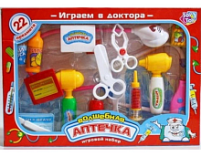 Іграшка Набір Лікаря у коробці "Чарівна Аптечка" 22 предмета, 2554