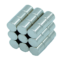 Магнит неодимимовый для доски Диск 1шт  5 х 5мм  17516