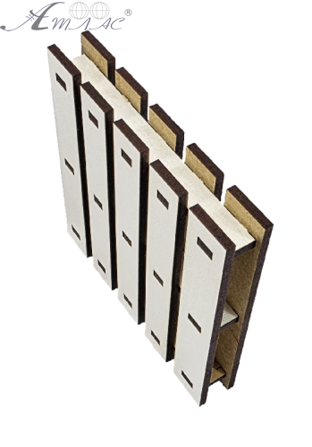 Подставка под чашку Поддон сувенирный двухсторонний из МДФ 9*9*1,5см  AS-6038 фото 2