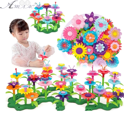 Конструктор Garden building Цветы 90 деталей  CJ-2022