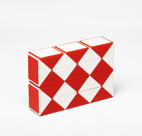 Игрушка Головоломка Змейка Рубика 30 мм в пакете  13463