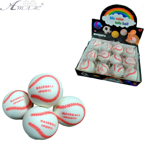 Іграшка антистрес Сквіш М'яч тенісний 5,5 см 6070-35 Іграшка антистрес Сквіш М'яч тенісний 5,5 см 6070-35