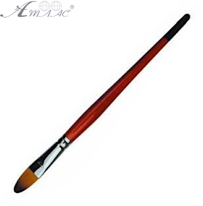 Пензлик синтетичний круглий Conda Favorite № 4, коричнева ручка А10166