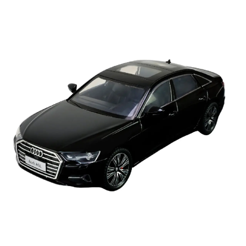 Машинка Автопром Audi A6L черная металл свет звук 20см  AP7754