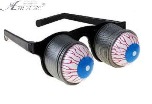 Игрушка Прикол Очки с выпадающими глазами  245-1