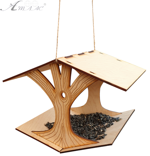 Годівничка № 2 дно як дах 24.5 х 22.5 х 19.7 см AS-4274, F-0231 фото 3