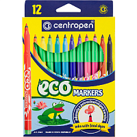 Фломастери Centropen 12 кольорів EСO Linie 1 мм 2560/12