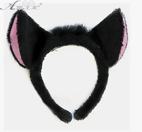 Іграшки Обруч Вушки Кішки з хвостом 26см чорні 04289 Іграшки Обруч Вушки Кішки з хвостом 26см чорні 04289