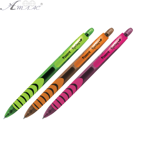 Ручка шариковая Axent Spring цветная автомат AB 1034 - А Ручка шариковая Axent Spring цветная автомат AB 1034 - А