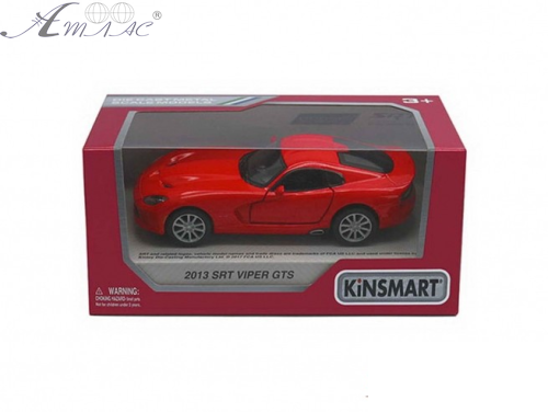 Машинка Kinsmart Dodge SRT Viper GTS 2013 рік KT5363W, FW