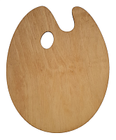 Палітра № 31 дерево, промаслена, овал 37 х 30 см AS-4981