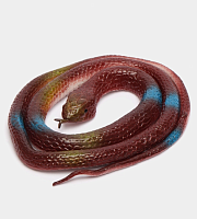 Іграшка силіконова антистрес Змія Світло - Коричнева у плямах 74 см  00721