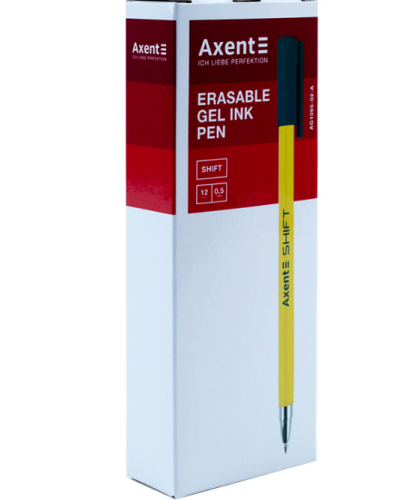 Ручка гелевая Пиши - стирай Axent Shift синяя   AG1095-02A фото 2