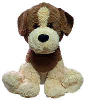 Іграшка М'яка Велика Собака 55 см бежево-коричнева Масяня Q-298-113TM