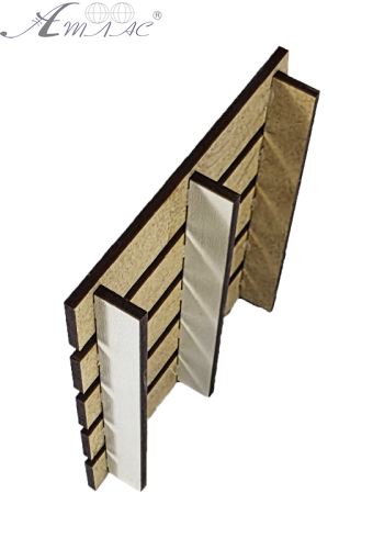 МДФ Підставка під чашку Піддон сувенірний односторонній з МДФ 9*9*1,5см  AS-6037 фото 2