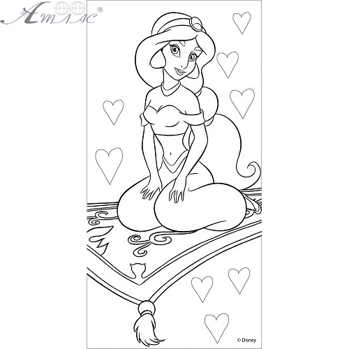 Полотно з контуром Жасмин на підрамнику 15 х 30 см 950716