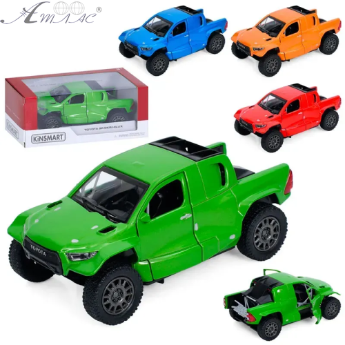 Машинка модель Kinsmart Toyota Hilux GR DaKaR  KT5468W