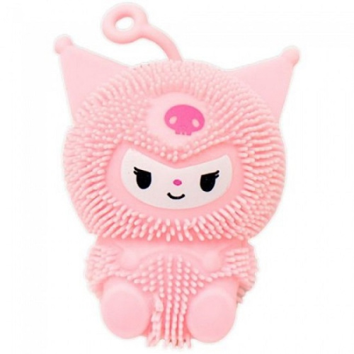 Игрушка Силиконовая тянучка Kuromi свет 11см  24-3-144 фото 2