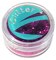 Блестки (Глиттер) большие Атлас 3 гр - Малиновый AS-2409