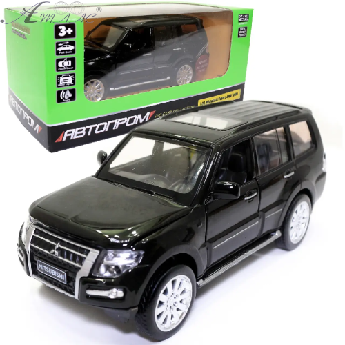 Модель Автопром Mitsubishi Pajero 4WD Turbo металева інерційна 14см  68463