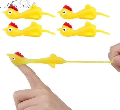Игрушка Антистресс Рогатка Петушок силиконовый 10 см 09121 Игрушка Антистресс Рогатка Петушок силиконовый 10 см 09121