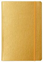 Блокнот на резинке Skiper А5 / 96 Star Dream золотистый SK-5835