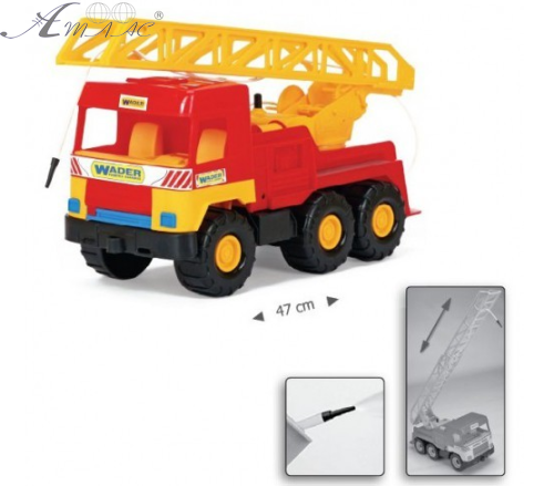 Игрушка Машинка Wader Пожарная Большая с насосом 47 см  32370