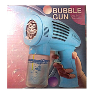 Игрушка Пистолет Bubbles Gun Голубой для пускания мыльных пузырей  BL354