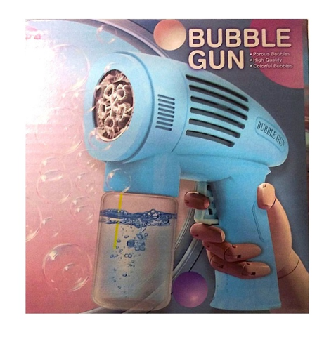 Игрушка Пистолет Bubbles Gun Голубой для пускания мыльных пузырей  BL354
