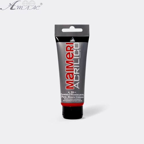 Краска акриловая Maimeri Acrilico 75 мл Малиновый ализариновый 0916254 Краска акриловая Maimeri Acrilico 75 мл Малиновый ализариновый 0916254