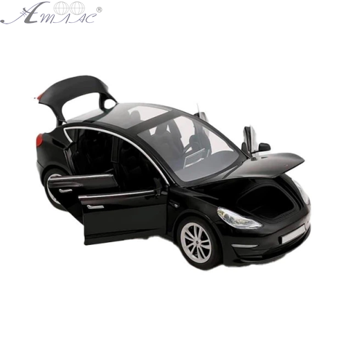 Машинка Автопром Tesla Model 3 Чорна 20см  AP7728 фото 2