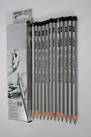 Карандаши графитовые набор Marсо 12 шт Н - 4В шестигранные Raffine FM7000DM  12CB 3Н-4В