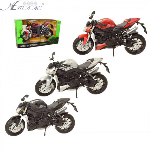 Мотоцикл Автопром металлический инерционный 17см 7749, 7750, 7751 фото 3 Мотоцикл Автопром металлический инерционный 17см 7749, 7750, 7751 фото 3