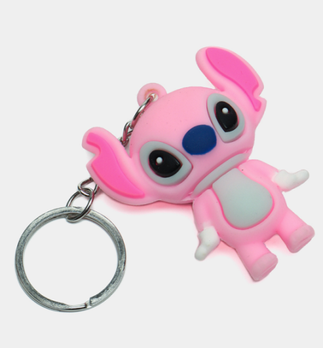 Брелок Стич Розовый 4,5 см резина 12372 фото 2 Брелок Стич Розовый 4,5 см резина 12372 фото 2