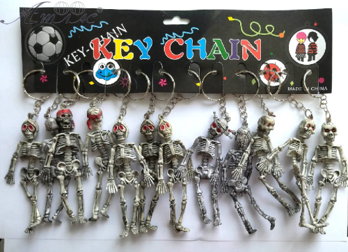 Брелок Скелет сірий 10см.  07671