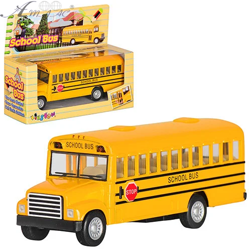 Машинка модель Kinsfun, Школьный автобус KS5107W