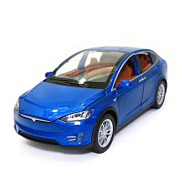 Машинка Автосвіт Tesla Model X Синяя 21см  AP2048