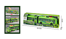 Іграшка Автобус JSToys Гармошка зелений 42 см  JS163D