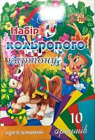 Папір кольоровий, набір А4 Крейдований тонкий 10 кольорів 10 арк Little Art. 853571