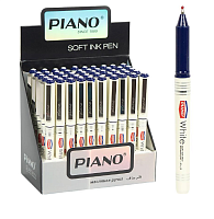 Ручка шариковая Piano White Синяя  PS-308