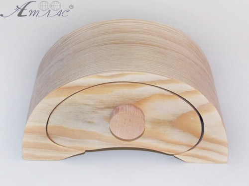 Дерев'яний комод Овал на одне відділення 17*9*9 см 1655