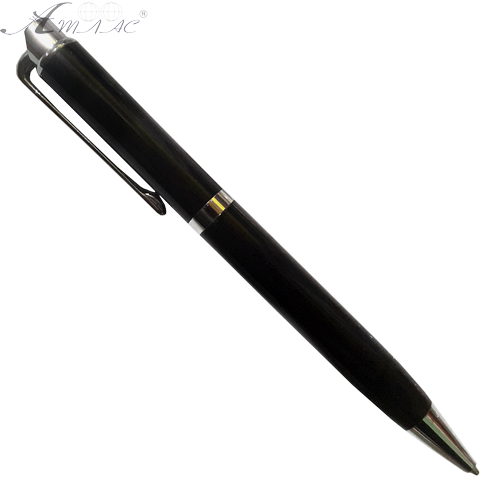 Ручка шариковая ZhenHao № 555 черная с хромом 01438