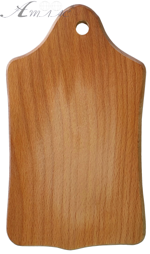 Дерев'яна дошка кухонна фігурна маленька 23 х 14 см  00804