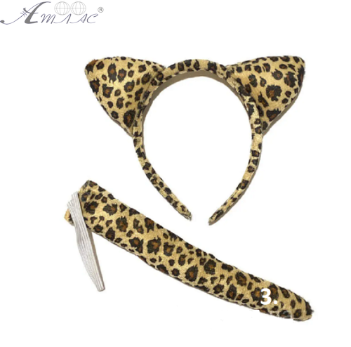 Іграшки Обруч Вушки Леопарда з хвостом 4 кольори  10720 фото 4