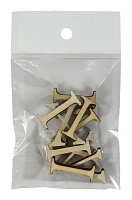 Цифри для годинника Римскі 4 шт заввишки 3 см з фанери AS-4854