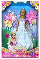 Кукла Defa принцесса с сумкой и расческой 28 см 8063