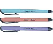 Ручка кулькова, пише-страє, Axent Illusion синя AG1094-02А