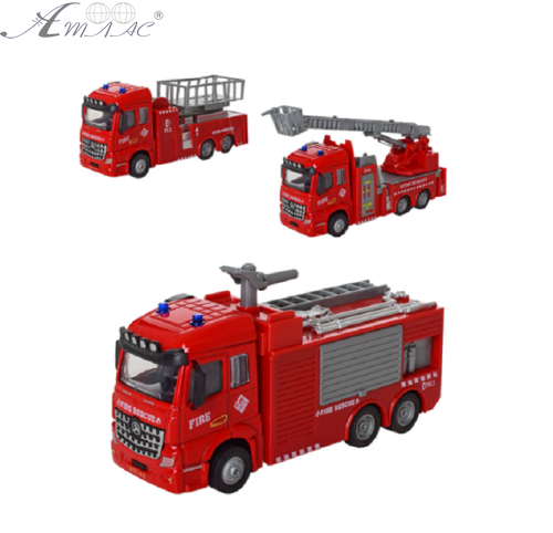 Игрушка Машинка Пожарная  16см свет, звук в коробке  XG877-A61A фото 2