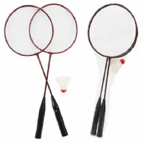 Бадминтон металлический в сетке с воланчиком  191201